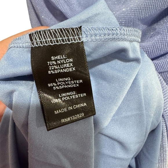 Michael Costello x REVOLVE India Midi Dress Corset Ruched Periwinkle Blue Sz XS - Picture 10 of 13